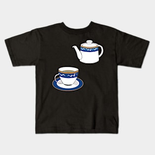 Tea Cup Print Kids T-Shirt